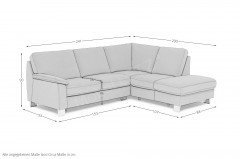 ZE-EM18058 von Zehdenick - Polsterecke Ausführung rechts silver