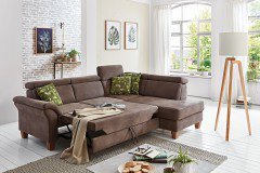 Arngast KV von Sit & More - Eckgarnitur rechts nuss