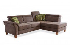 Arngast KV von Sit & More - Eckgarnitur rechts nuss