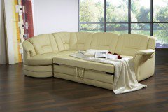 Vienna von PM Oelsa - Ledergarnitur Ausführung links cashmere