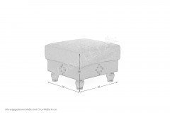 Lennox aus der Kollektion Letz - Chesterfield-Sofa braun-beige