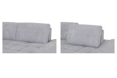 6296 von ALINA - Ecksofa agate-grey rechts