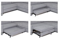 6296 von ALINA - Ecksofa agate-grey rechts