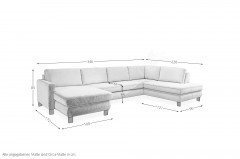 MP-IN19027 von Megapol - Wohnlandschaft Ausführung rechts blue