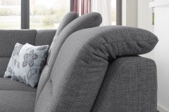 Monroe von Planpolster - Sofagarnitur Variante rechts alu