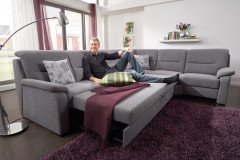 Monroe von Planpolster - Sofagarnitur Variante rechts alu