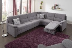 Monroe von Planpolster - Sofagarnitur Variante rechts alu