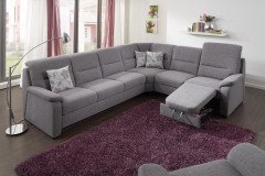 Monroe von Planpolster - Sofagarnitur Variante rechts alu