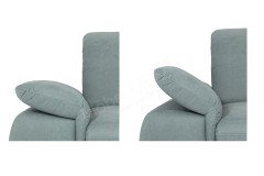 7178 von ALINA - Ecksofa rechts pastel-turquoise