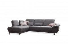 Time-PLUS von Dietsch - Ecksofa Variante links platin