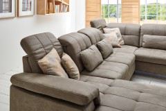 Sucki I von Lebenswert - Polstergarnitur Ausführung rechts smoke