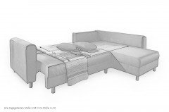 Modell 153 von Sofa-Team - Eckcouch Variante rechts türkis