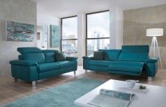 Nanuk II von Lebenswert - Ledergarnitur petrol