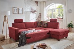 County XC von Sit & More - Eckcouch Variante rechts cherry
