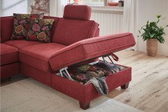 County XC von Sit & More - Eckcouch Variante rechts cherry