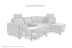 County XC von Sit & More - Eckcouch Variante rechts cherry