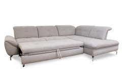 6627 von ALINA - Ecksofa silber rechts