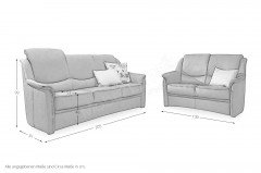 Oslo von Dietsch - Polstergarnitur schlamm