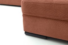 Richmond-LE25 von Nova Via - Eckgarnitur rechts ginger