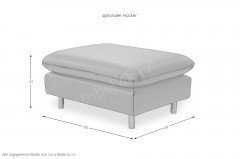 Modell 322 von Sofa-Team - Echtledergarnitur braun