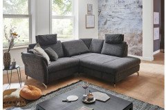 Mia-LE20 von Polsteria - Eckgarnitur Variante rechts graphite