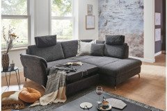 Mia-LE20 von Polsteria - Eckgarnitur Variante rechts graphite