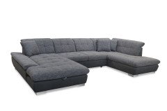 7696 von ALINA - Wohnlandschaft rechts moos-grau