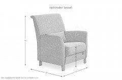 S134 Studioline von Ponsel - Polstergarnitur blau