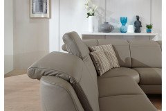 Cammeo von Polsteria - Ledercouch Variante links plaza