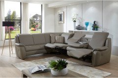 Cammeo von Polsteria - Ledercouch Variante links plaza