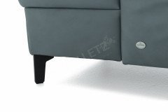 1920 von Himolla - Ledergarnitur rechts aqua