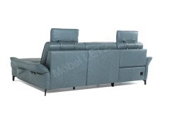 1920 von Himolla - Ledergarnitur rechts aqua