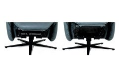 1920 von Himolla - Ledergarnitur rechts aqua