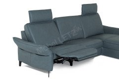 1920 von Himolla - Ledergarnitur rechts aqua