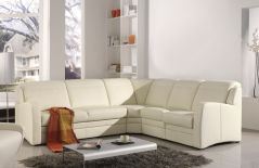 Amica von PM Oelsa - Ledergarnitur weiß