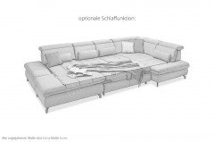 MP-IN19096 von Megapol - Wohnlandschaft Variante rechts granit