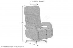 Family Style 5 von Dietsch - Eckcouch Variante links nougat