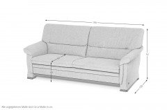 2253 von Himolla - Polstergarnitur puder