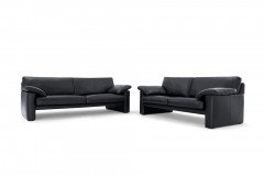 CL 300 von Erpo Polstermöbel - Polstergruppe Leder schwarz
