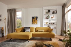 1052 von Himolla - Polstersofa Ausführung links gold