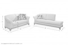 S406 Turin von Ponsel - Polstergruppe silber