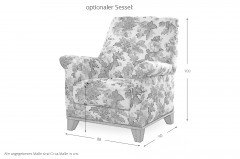 S406 Turin von Ponsel - Polstergruppe silber