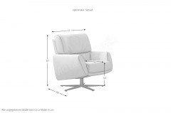 9805 von Himolla - Leder-Duo silber