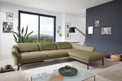 1809 von Himolla - Ecksofa Ausführung rechts olive
