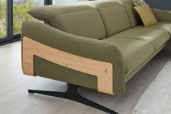 1809 von Himolla - Ecksofa Ausführung rechts olive