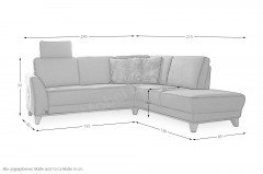 S231-Cooper von Ponsel - Polsterecke rechts dunkelbraun