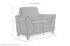 S231-Cooper von Ponsel - Polsterecke rechts dunkelbraun