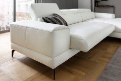 21106 Piedroo von Willi Schillig - Ecksofa Ausführung rechts weiß