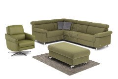 1203 von Himolla - Ecksofa Ausführung links olive