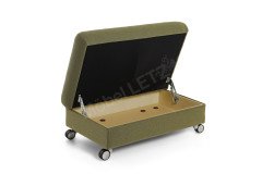 1203 von Himolla - Ecksofa Ausführung links olive